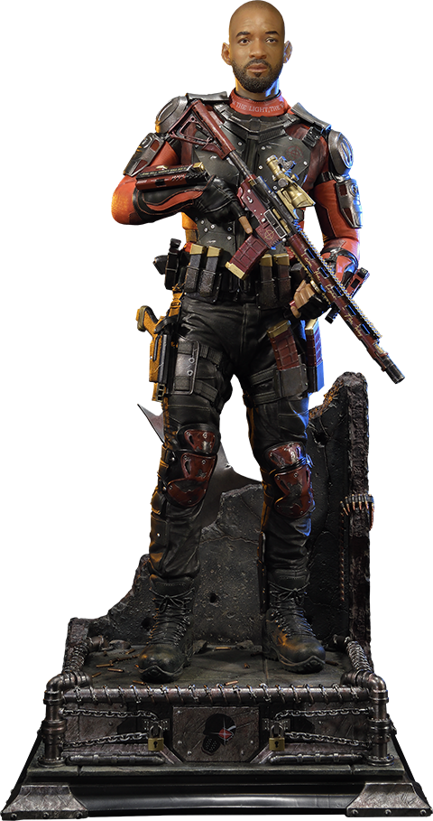 Dc Comics Statue Deadshot - デッドショット 「スーサイド・スクワッド」 ミュージアムマスターライン 1/3 ポリストーン製スタチュー (480x909), Png Download