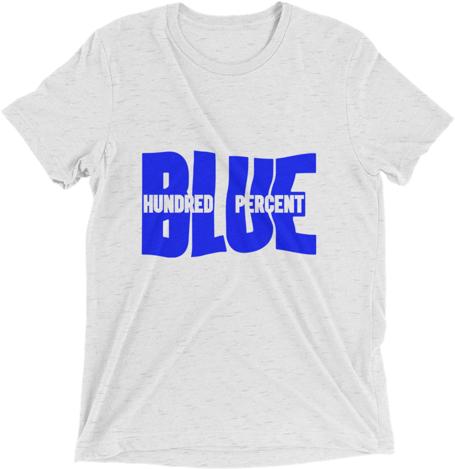 Hundred Percent Blue Flag Style T-shirt - Shoot Your Shot Shirt (1000x1000), Png Download