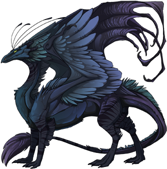 14054703 350 - Sebastian Michaelis As A Dragon (350x350), Png Download