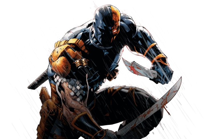 Free Download Deathstroke Comic Png Clipart Deathstroke - Deathstroke Rebirth Png (776x493), Png Download