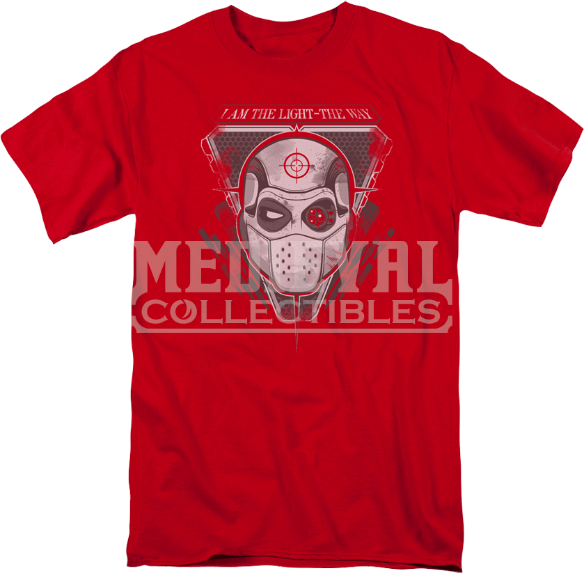 Suicide Squad Masked Deadshot T-shirt - Love Lucy T Shirts (850x850), Png Download