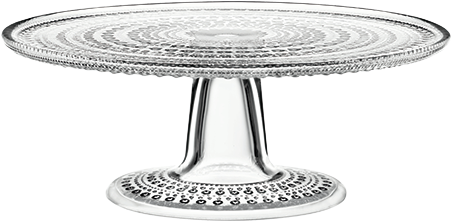 'kastehelmi' Cake Stand Clear 24cm - Iittala Kastehelmi Cake Stand 24cm Clear (450x320), Png Download