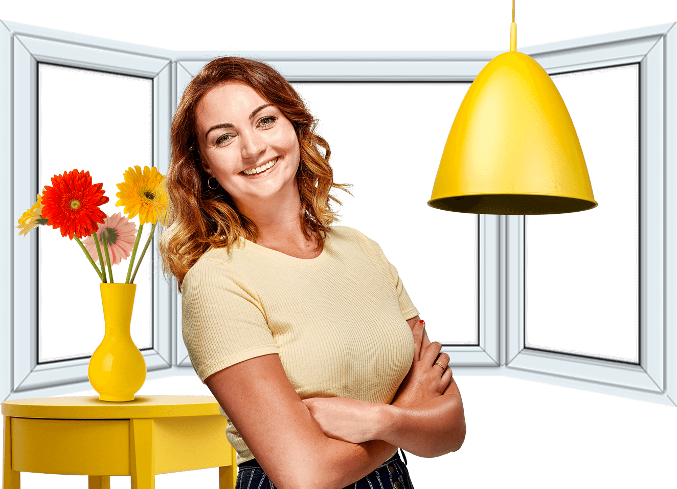 Bay Windows - Bouquet (1324x956), Png Download