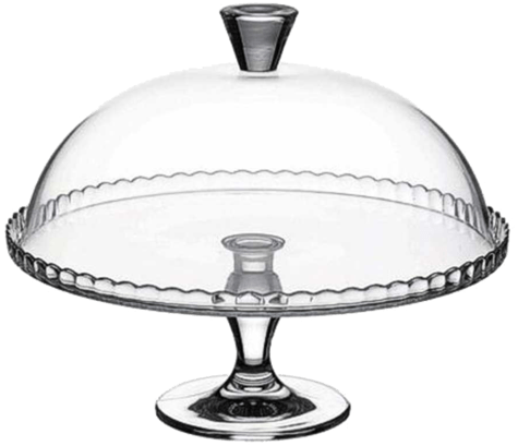 Glass Cake Stand - Pasabahce Patisserie Footed Service Glass Plate With (600x600), Png Download