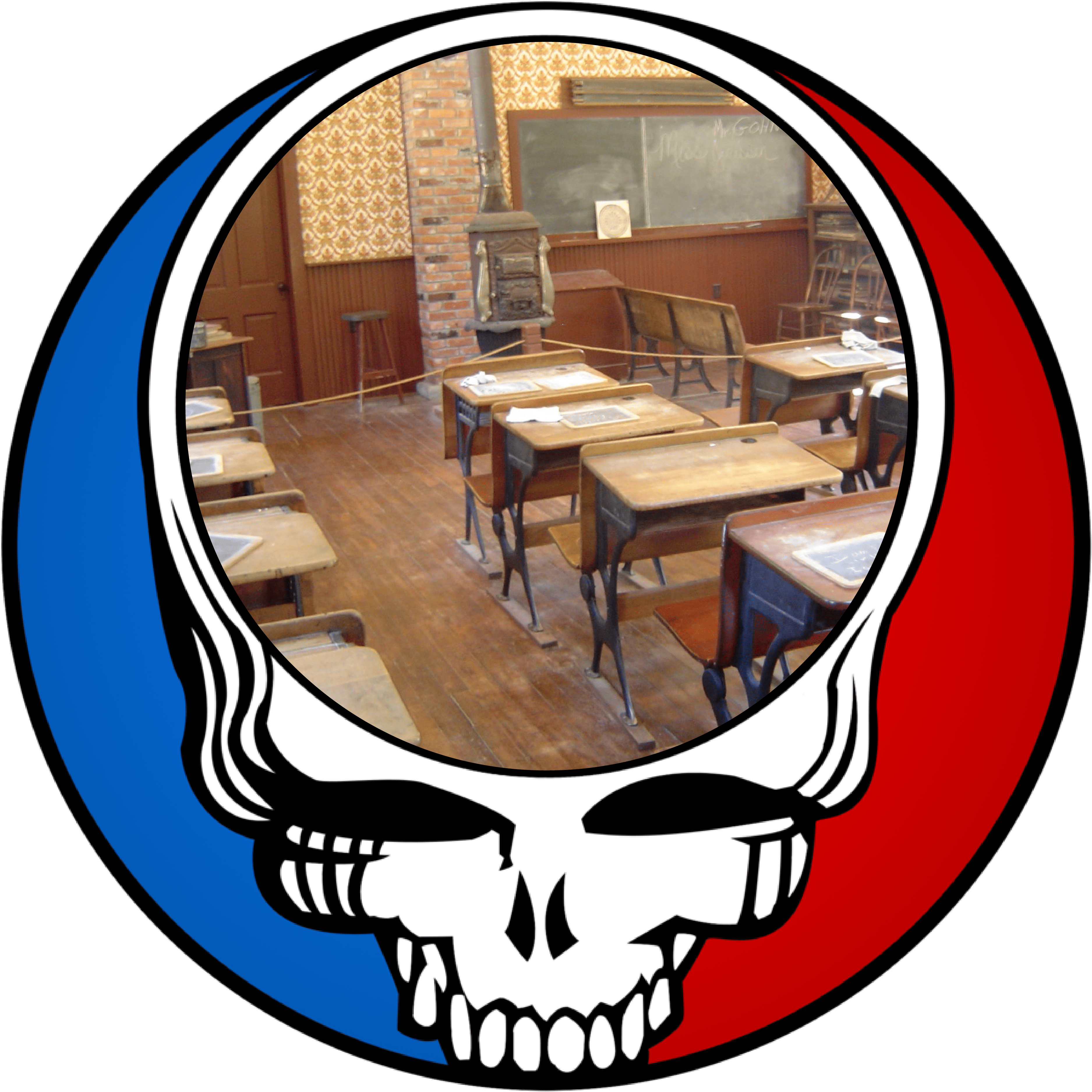 Gd Logo - Grateful Dead Steal Your Face (3750x3750), Png Download
