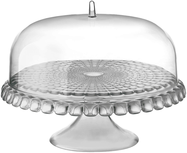Guzzini Tiffany Tart Platter On Foot, Grey (600x492), Png Download