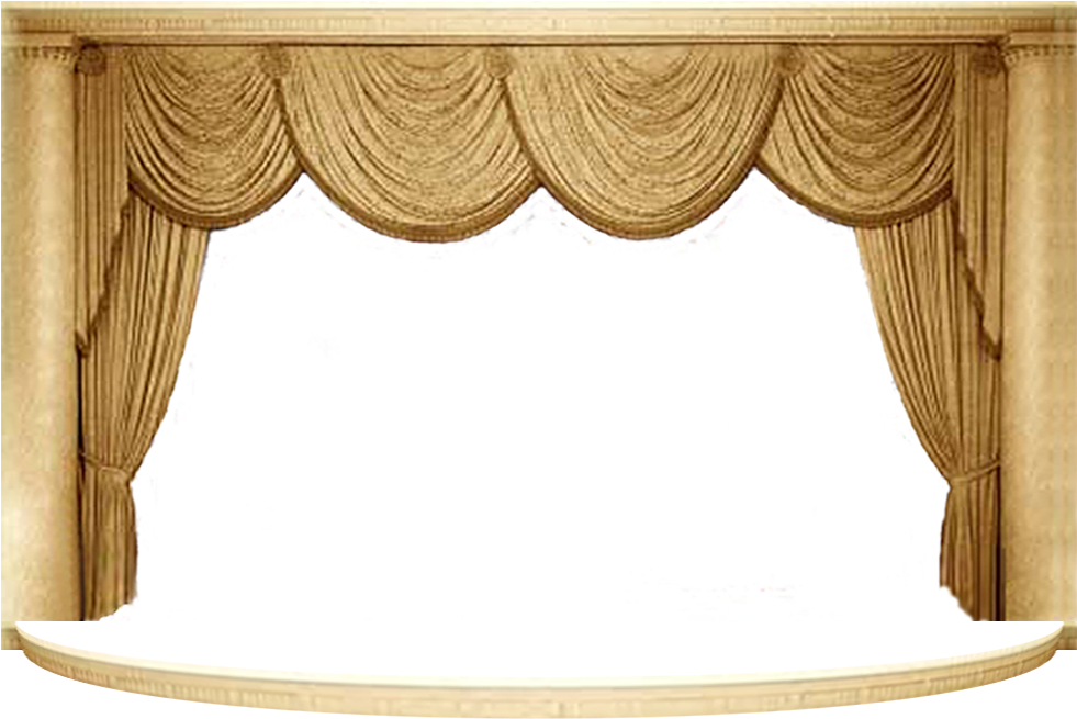 Free White Curtain Png - Curtains And Drapes (980x673), Png Download