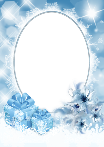 Foto Frame, Borders And Frames, Christmas Printables, - Wedding Frame Png Blue (355x500), Png Download