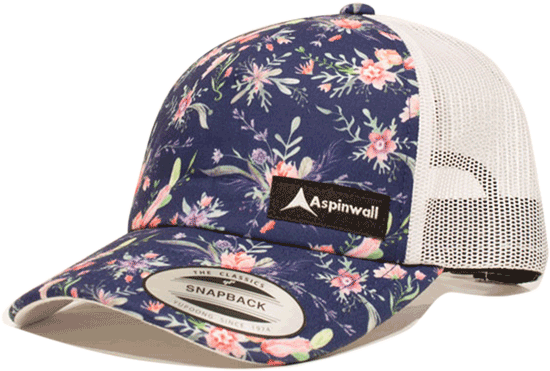 Aspinwall Floral Trademark Hat - Trademark (672x800), Png Download