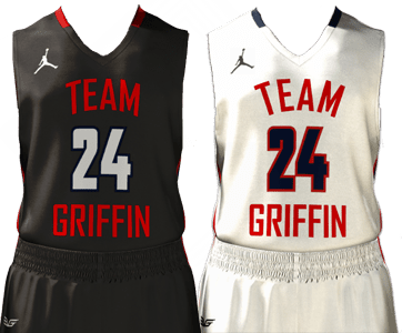 Teamgriffin - Blake Griffin Aau Team (362x300), Png Download