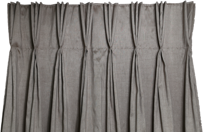 Fan Pleat White 200mm - Window Valance (705x470), Png Download