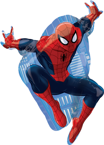 29" Ultimate Spider-man Spiderman Supershape Foil Balloon - Airwalkers Balloon Spider Man (500x500), Png Download