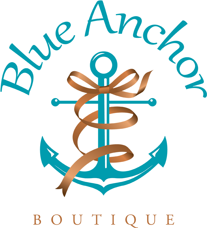 Elegant, Playful, Retail Logo Design For Blue Anchor - Design (1200x1000), Png Download