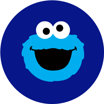 Cookie Monster Ipad Case (450x450), Png Download