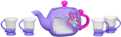 Playskool Sesame Street Come 'n Play Abby Cadabby Tea - Playskool Sesame Street Abby Cadabby Tea Party Playset (400x400), Png Download