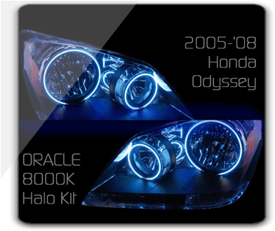 2005-'08 Honda Odyssey Oracle Headlight Halo Kit - Headlights For Honda Odyssey 2005 (406x329), Png Download