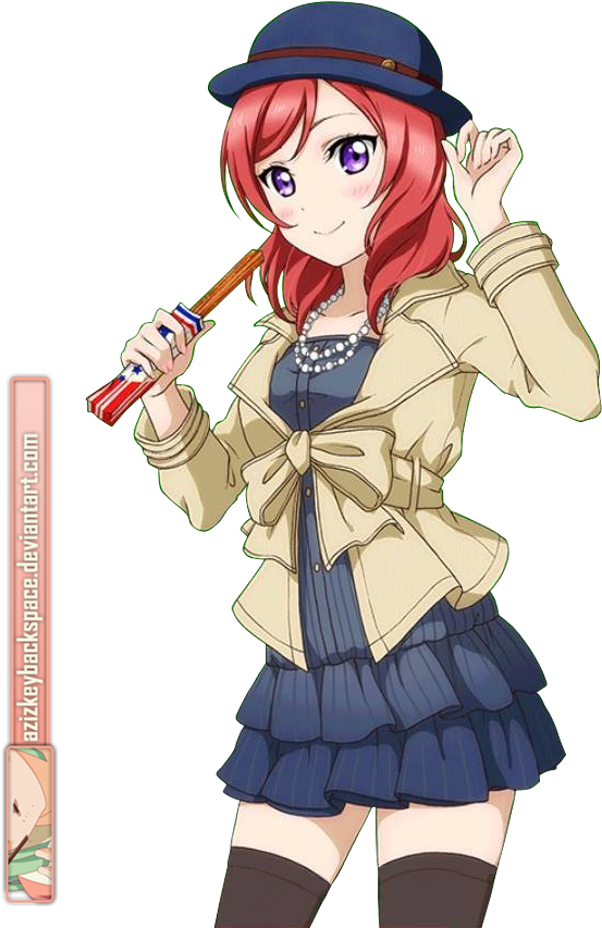 Love Live Maki - Maki Love Live Png (640x900), Png Download