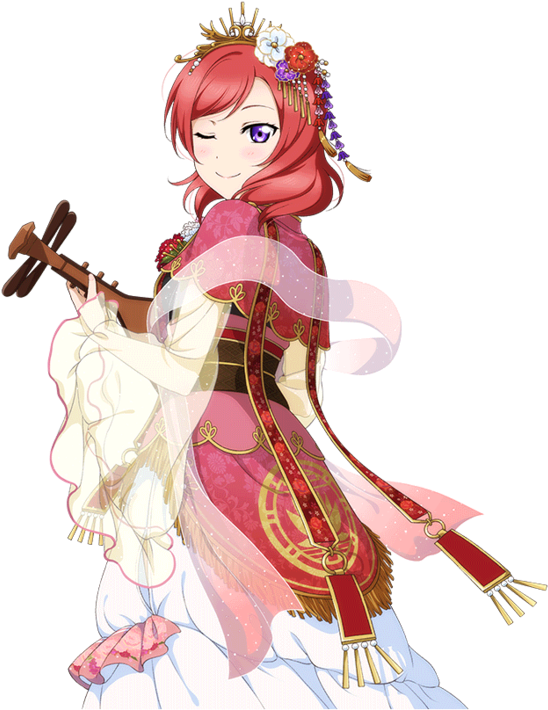Goddess Maki, Maki With Goddess Look Like Outfit - Maki Seven Lucky Gods (900x900), Png Download