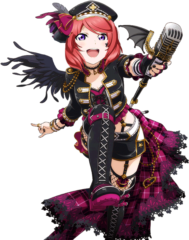 Maki Nishikino Punk Rock Edit Makinishikino Maki Loveli - Love Live Yoshiko Png (1024x1024), Png Download