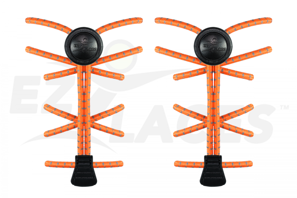 Corner Kick - Ezlaces No-tie, Reflective, High Performance, Elastic (1000x1000), Png Download
