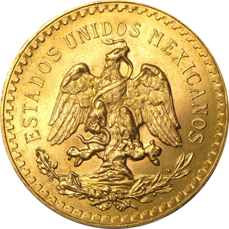Mexican Gold Eagle Coin (450x450), Png Download