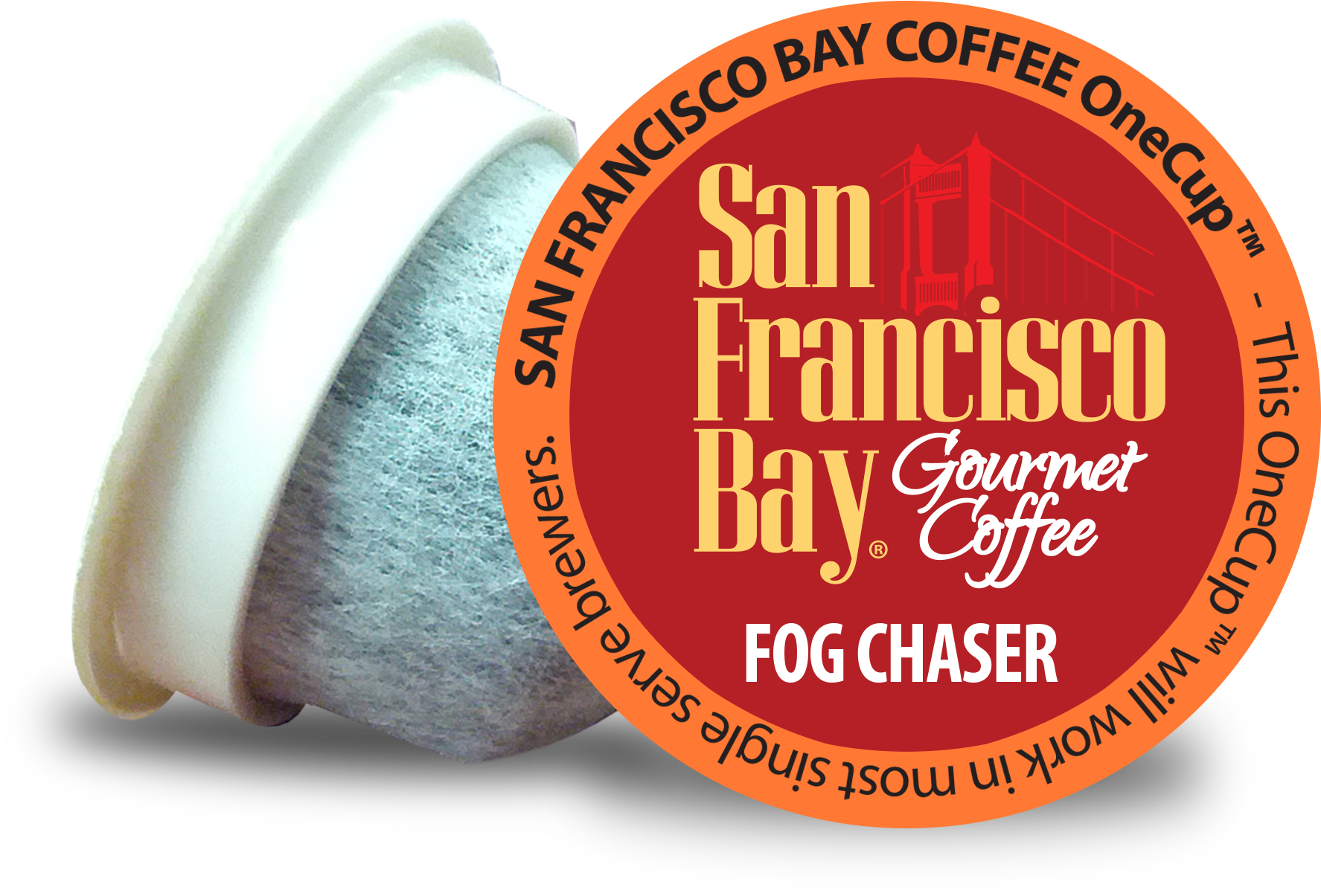 San Francisco Bay Onecup Coffee Pods, Fog Chaser, 80 - San Francisco Coffee Pods (2000x1249), Png Download