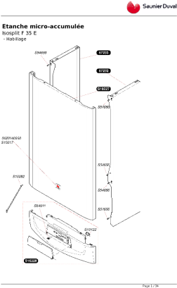 Isosplit F 35 E - Diagram (300x424), Png Download