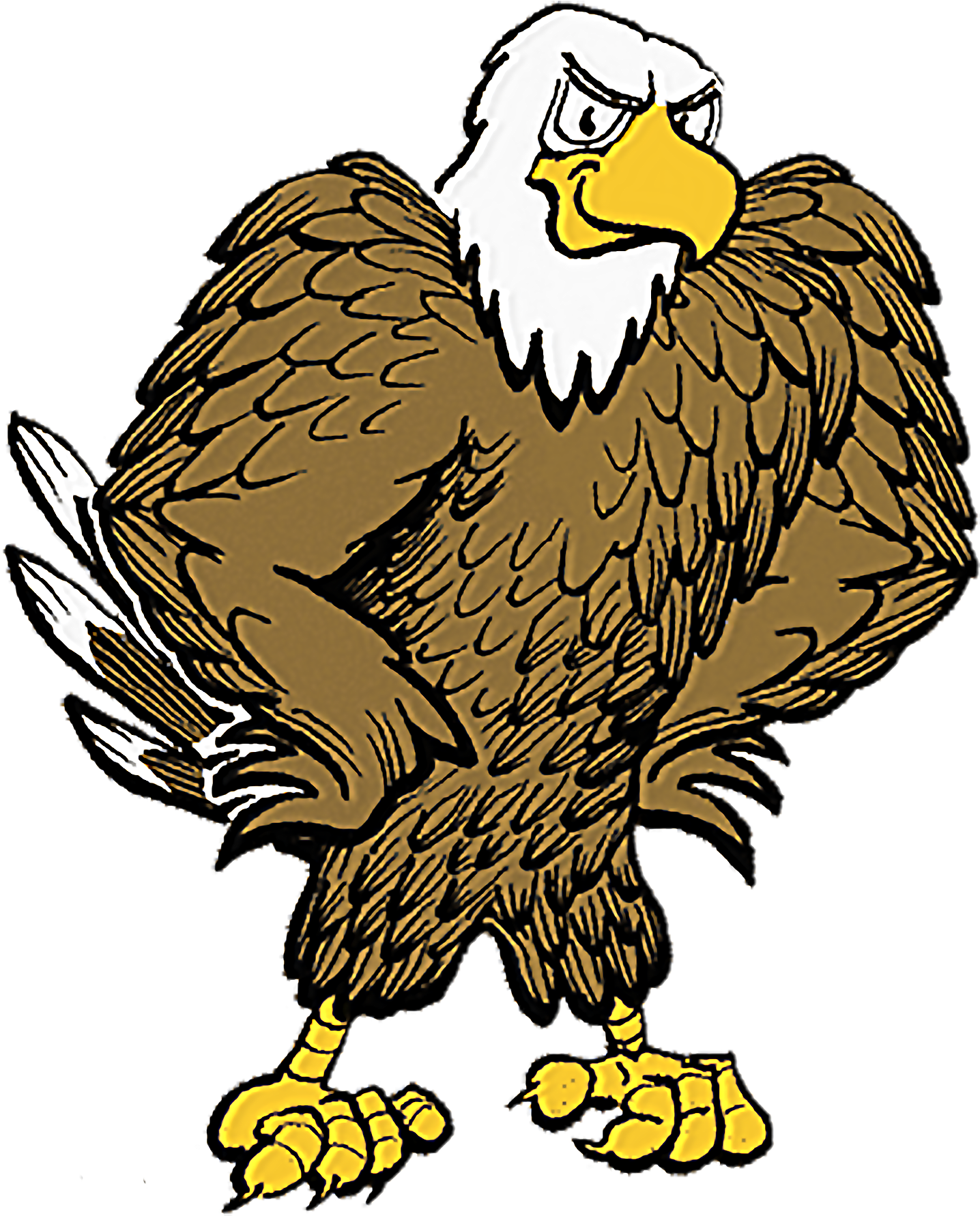 Elverta Joint School District - Eagle Clip Art (1668x1868), Png Download