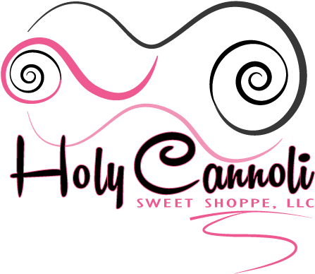 Holy Cannoli Sweet Shoppe - Holy Cannoli Logos (493x425), Png Download