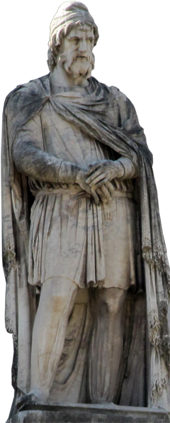 Statue (261x600), Png Download