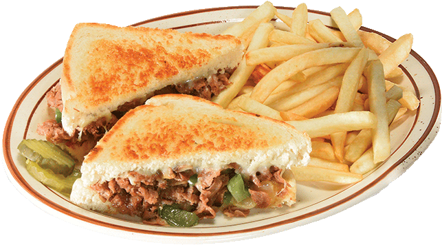 Philly Melt - Melt Sandwich (660x372), Png Download