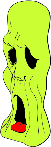 Ghoul Head Clipart Png - Ghoul Clipart (283x600), Png Download