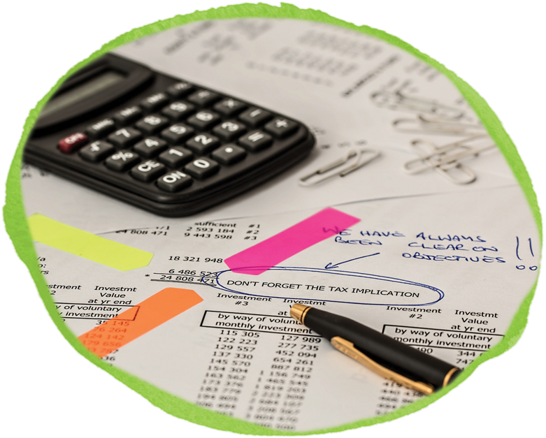 Planned Gifts Green Circle - 2016 Realtor's Tax Guide, Diary And Journal: Audit (900x632), Png Download