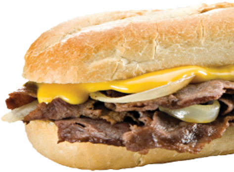 Paul's Philly Cheese Steak Sandwich Sale - Steak (473x348), Png Download