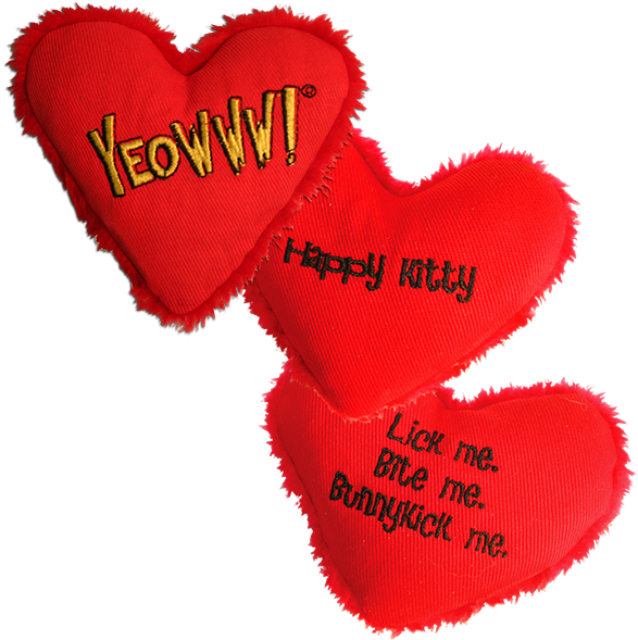 Yeowww Hearrrt Attacks - Yeowww Cat Toys (600x610), Png Download