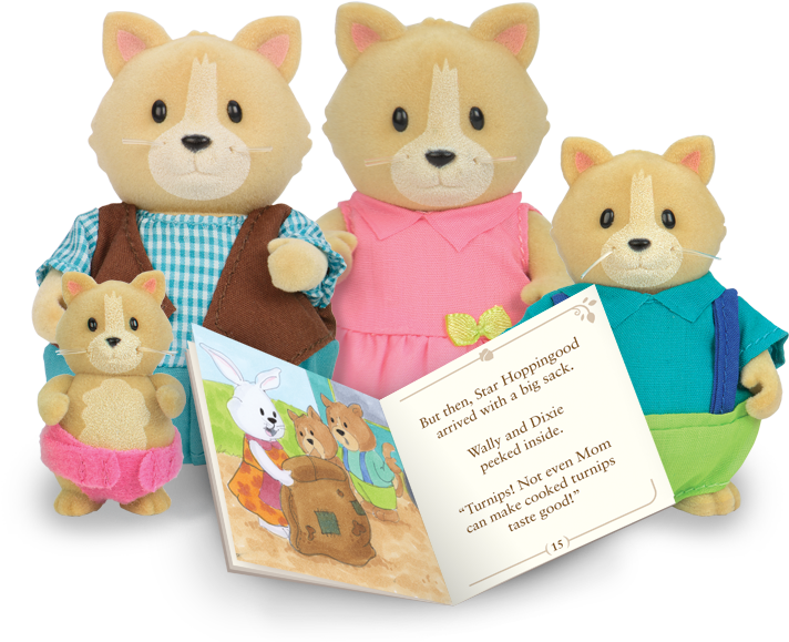 Li'l Woodzeez Family - Cat (900x660), Png Download