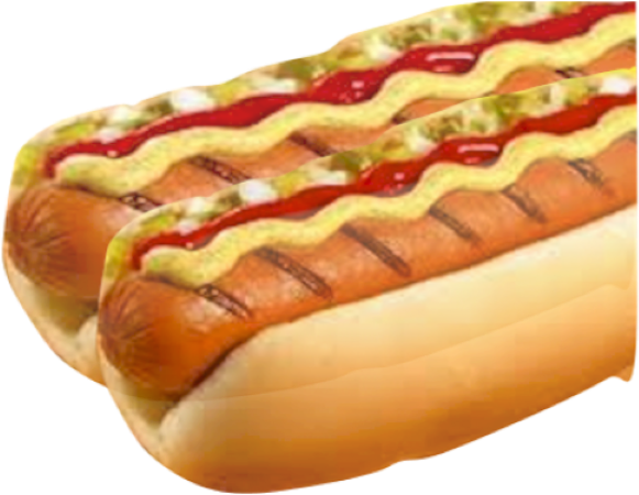 2 Beef Hot Dog - 2 Hot Dogs Png (600x600), Png Download