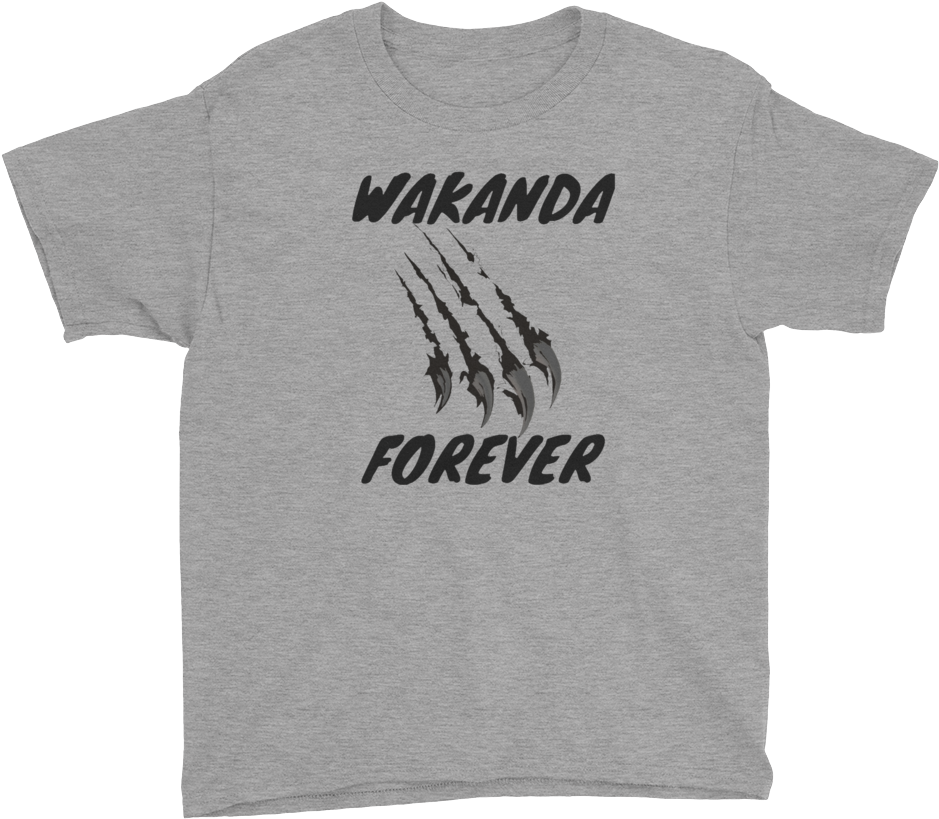 Wakanda Forever Youth Short Sleeve T-shirt - Jc Caylen Shirt (1000x1000), Png Download
