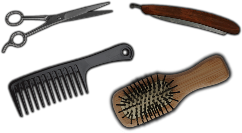 Barber Shop - Brush (1320x470), Png Download