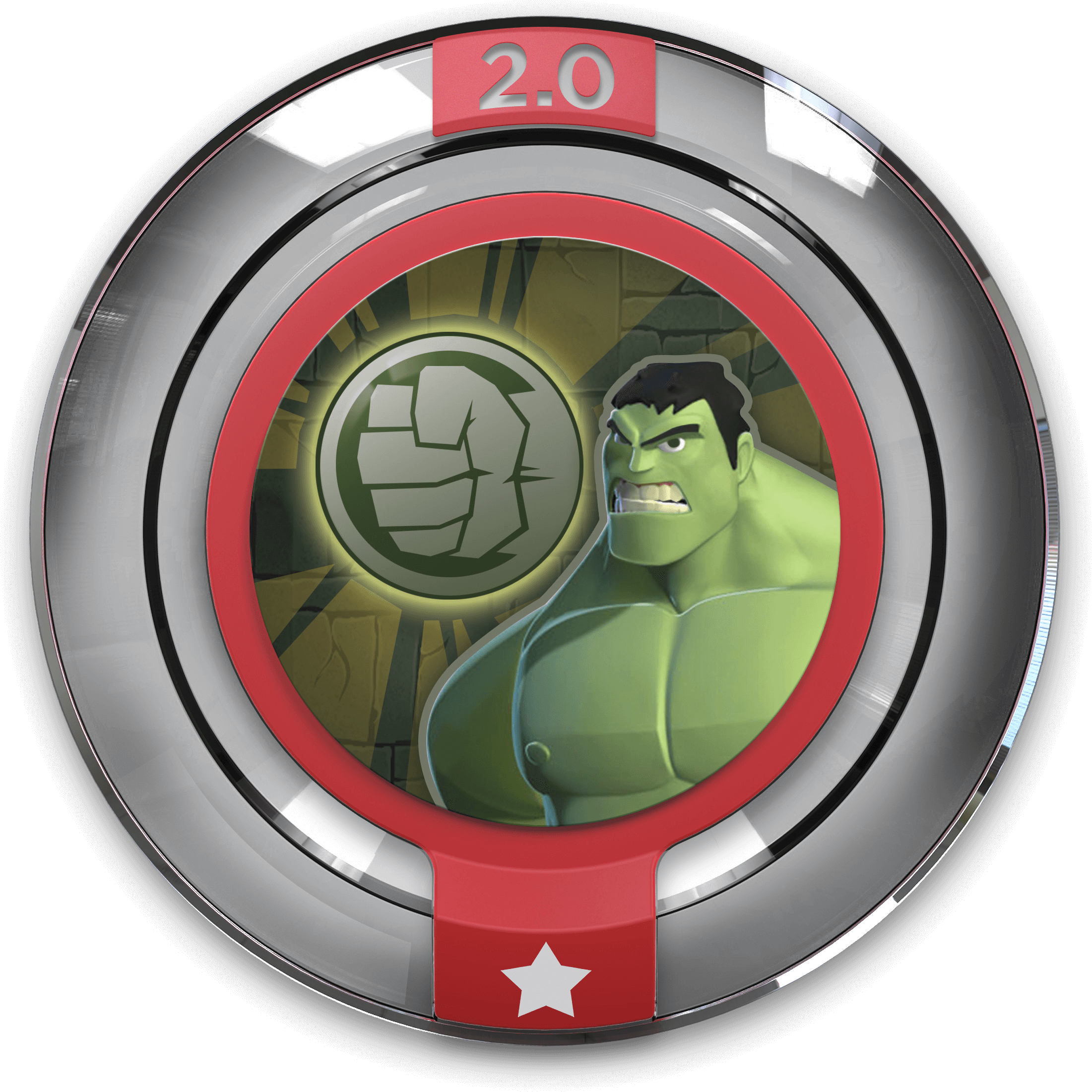 Gamma Rays - Disney Infinity 2.0 Iron Patriot Disc (2880x2880), Png Download