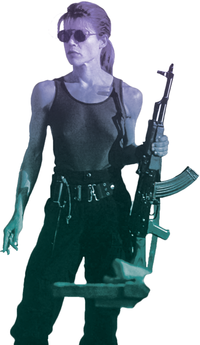 Sarah Connor - Terminator Sarah Connor Png (400x690), Png Download