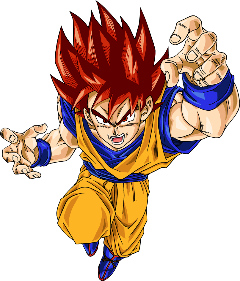 Goku Super Saiyan God 3 Download - Goku Vs Bills Png (807x947), Png Download