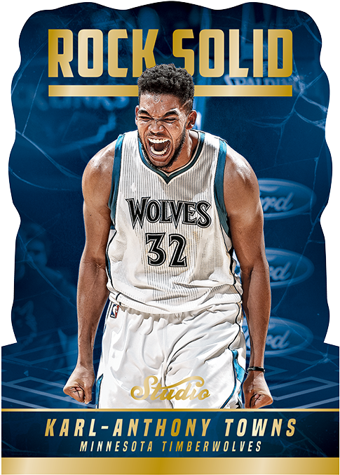 Rock Solid Karl-anthony Towns - Nba (500x700), Png Download