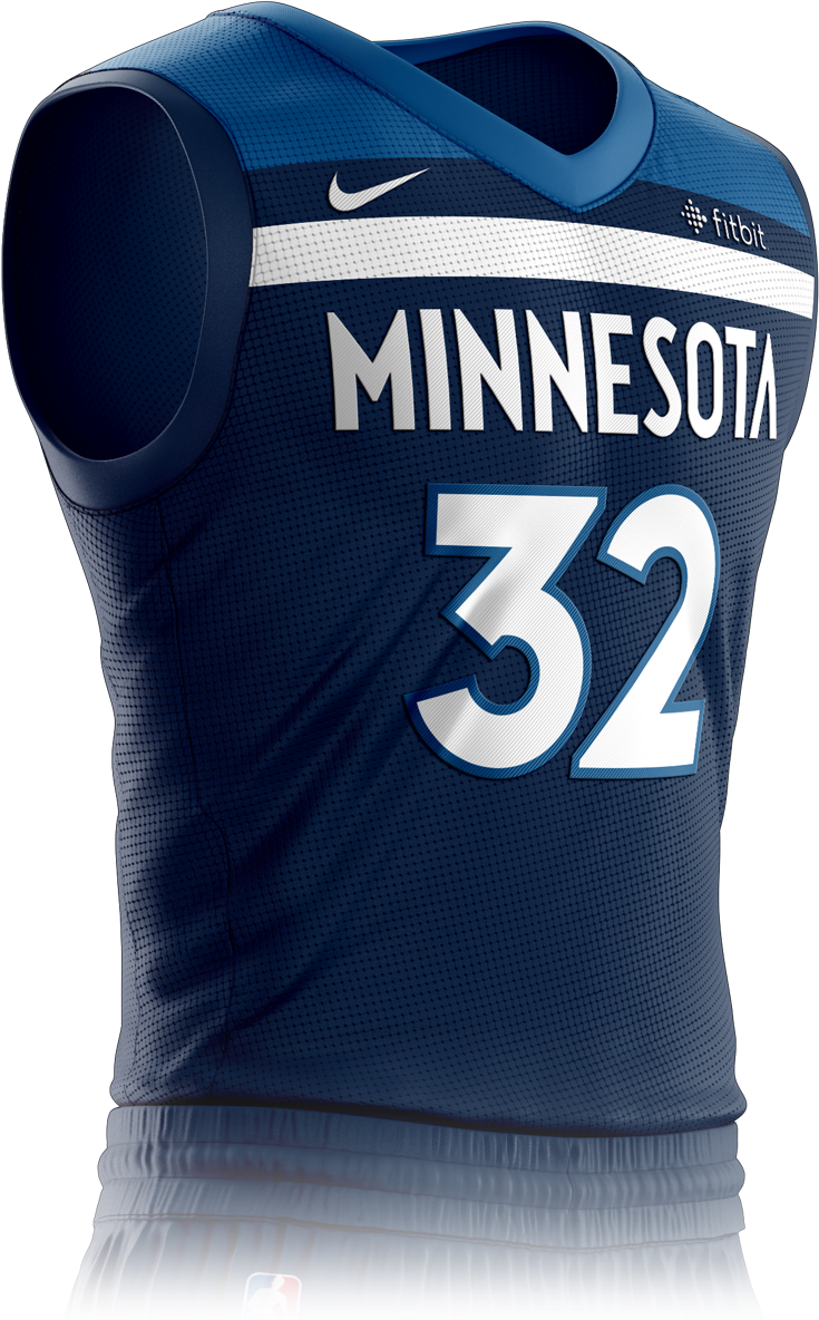 Minnesota Timberwolves Icon Edition Jersey Front - Minnesota Timberwolves Jersey 2017 18 (760x1200), Png Download