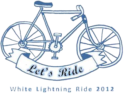 White Lightning Logo - Thigh Cycling Tattoos (411x307), Png Download