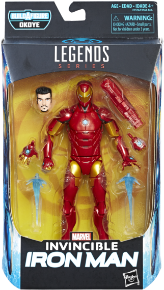 Right Off The Bat - Marvel Legends Invincible Iron Man (600x600), Png Download