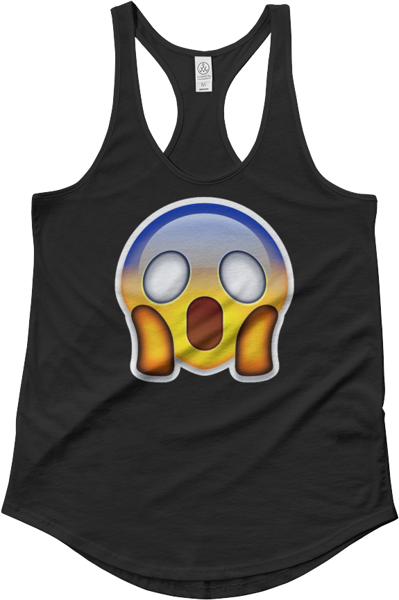 Women's Emoji Tank Top - Vintage Detailed 1920's Star Map * Women's Black Shirttail (1000x1000), Png Download