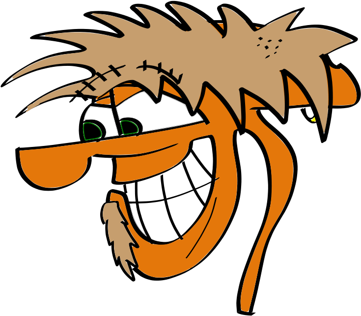 Screaming Cartoon Faces - Bert Meckerer. Gruppe Vaseb, Alfred Koll, - Ebook (800x800), Png Download