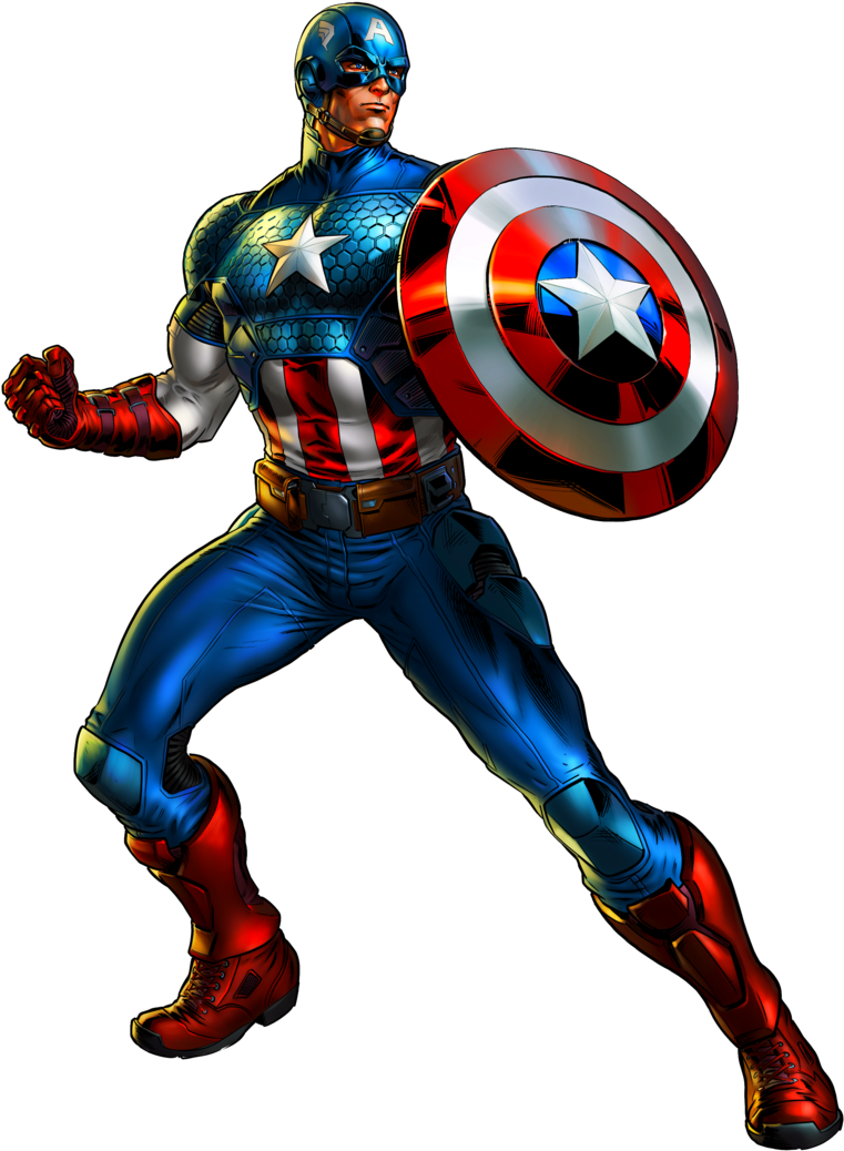 Comics Clipart Captin - Sayitwithcomics Marvel Avengers Captain America Mini-figure (767x1042), Png Download