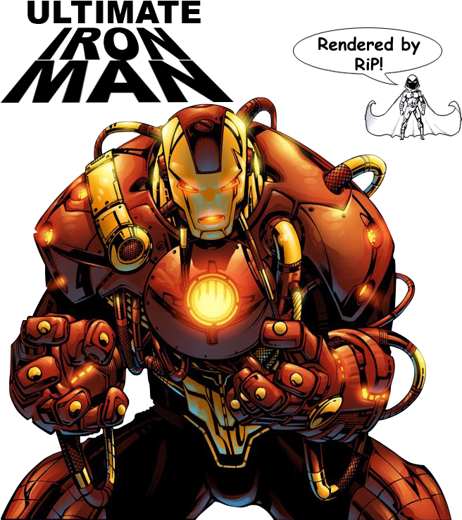 Keron Grant Comic Iron Man (702x750), Png Download
